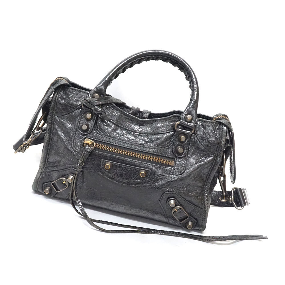 Balenciaga City Handbag Shoulder Bag Leather - Picture 1 of 11